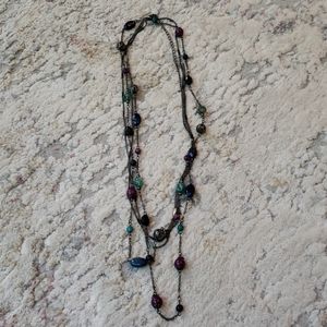 Long beaded necklace